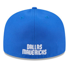 Dallas Mavericks 2025 NBA Tip Off Split Panel 59FIFTY Fitted Hat White/Blue
