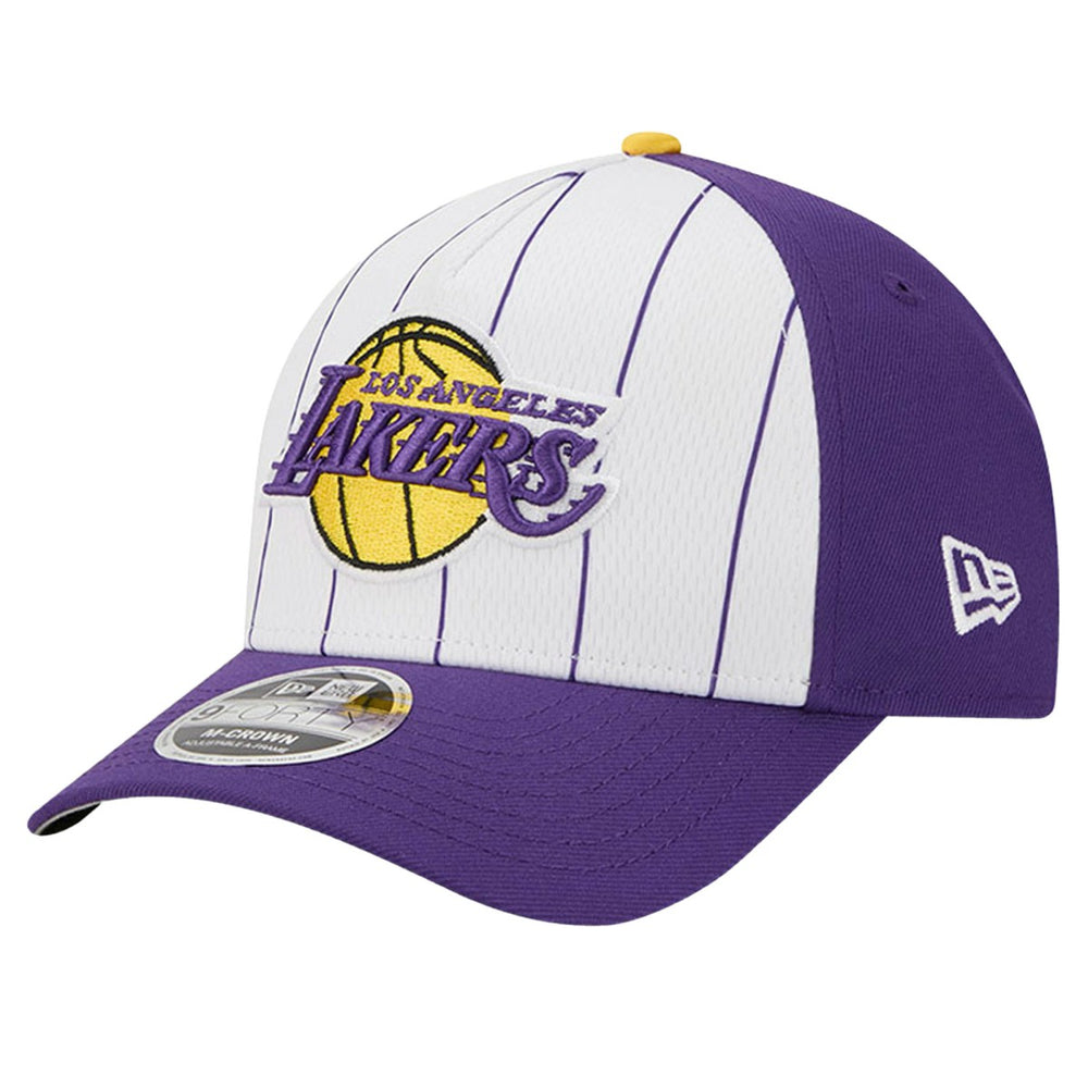 Los Angeles Lakers 2025 NBA Tip Off M-Crown A-Frame 9FORTY Adjustable Hat White/Purple