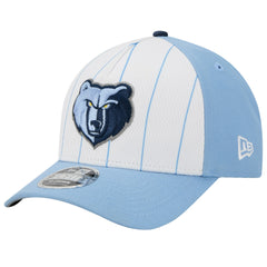 Memphis Grizzlies 2025 NBA Tip Off M-Crown A-Frame 9FORTY Adjustable Hat White/Light Blue