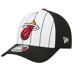 Miami Heat 2025 NBA Tip Off M-Crown A-Frame 9FORTY Adjustable Hat White/Black