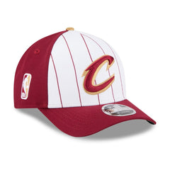 Cleveland Cavaliers 2025 NBA Tip Off M-Crown A-Frame 9FORTY Adjustable Hat White/Wine