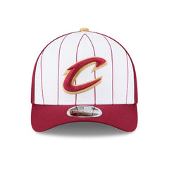 Cleveland Cavaliers 2025 NBA Tip Off M-Crown A-Frame 9FORTY Adjustable Hat White/Wine