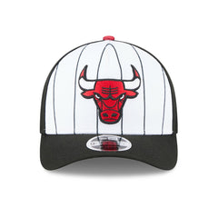 Chicago Bulls 2025 NBA Tip Off M-Crown A-Frame 9FORTY Adjustable Hat White/Black