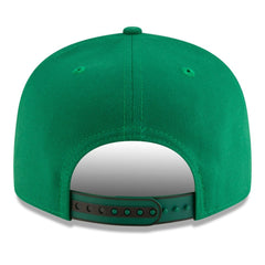 Boston Celtics 2025 NBA Tip Off Split Panel 9FIFTY Snapback Hat White/Kelly Green