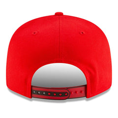Houston Rockets 2025 NBA Tip Off Split Panel 9FIFTY Snapback Hat White/Red