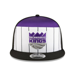 Sacramento Kings 2025 NBA Tip Off Split Panel 9FIFTY Snapback Hat White/Black