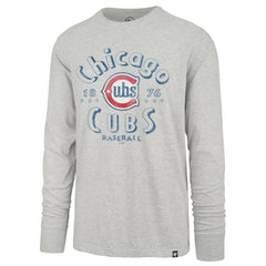 Chicago Cubs '47 Circle Change Franklin Long Sleeve T-Shirt - Gray T-shirts