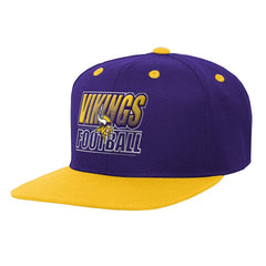 Minnesota Vikings Outerstuff Youth Team Gradient Deadstock Snapback Hat Purple