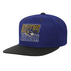 Baltimore Ravens Outerstuff Youth Team Gradient Deadstock Snapback Hat Purple