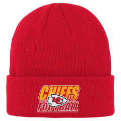 Kansas City Chiefs Outerstuff Youth Team Gradient Cuffed Knit Hat Red
