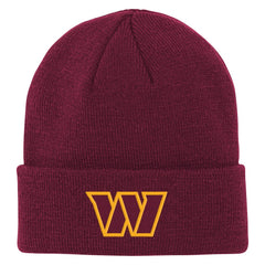 Washington Commanders Outerstuff Youth Team Gradient Cuffed Knit Hat Burgundy