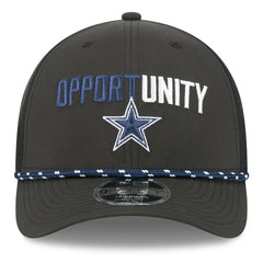 Dallas Cowboys New Era 2025 Inspire Change 9FORTY M-Crown Adjustable Hat Black