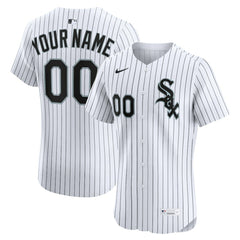Chicago White Sox Nike Home Elite Custom Jersey - White Jerseys
