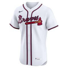 MLB Atlanta Braves Nike Home Elite Custom Jersey - White