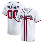 MLB Atlanta Braves Nike Home Elite Pick-A-Player Retired Roster Jersey - White