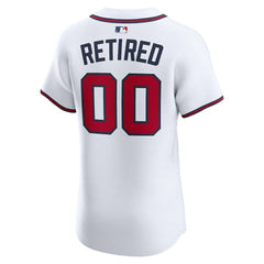 MLB Atlanta Braves Nike Home Elite Pick-A-Player Retired Roster Jersey - White
