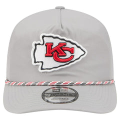 Kansas City Chiefs New Era Rope 19TWENTY Hat Gray