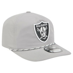 Las Vegas Raiders New Era Rope 19TWENTY Hat Silver
