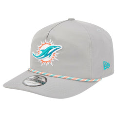 Miami Dolphins New Era Rope 19TWENTY Hat Gray