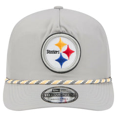 Pittsburgh Steelers New Era Rope 19TWENTY Hat Gray