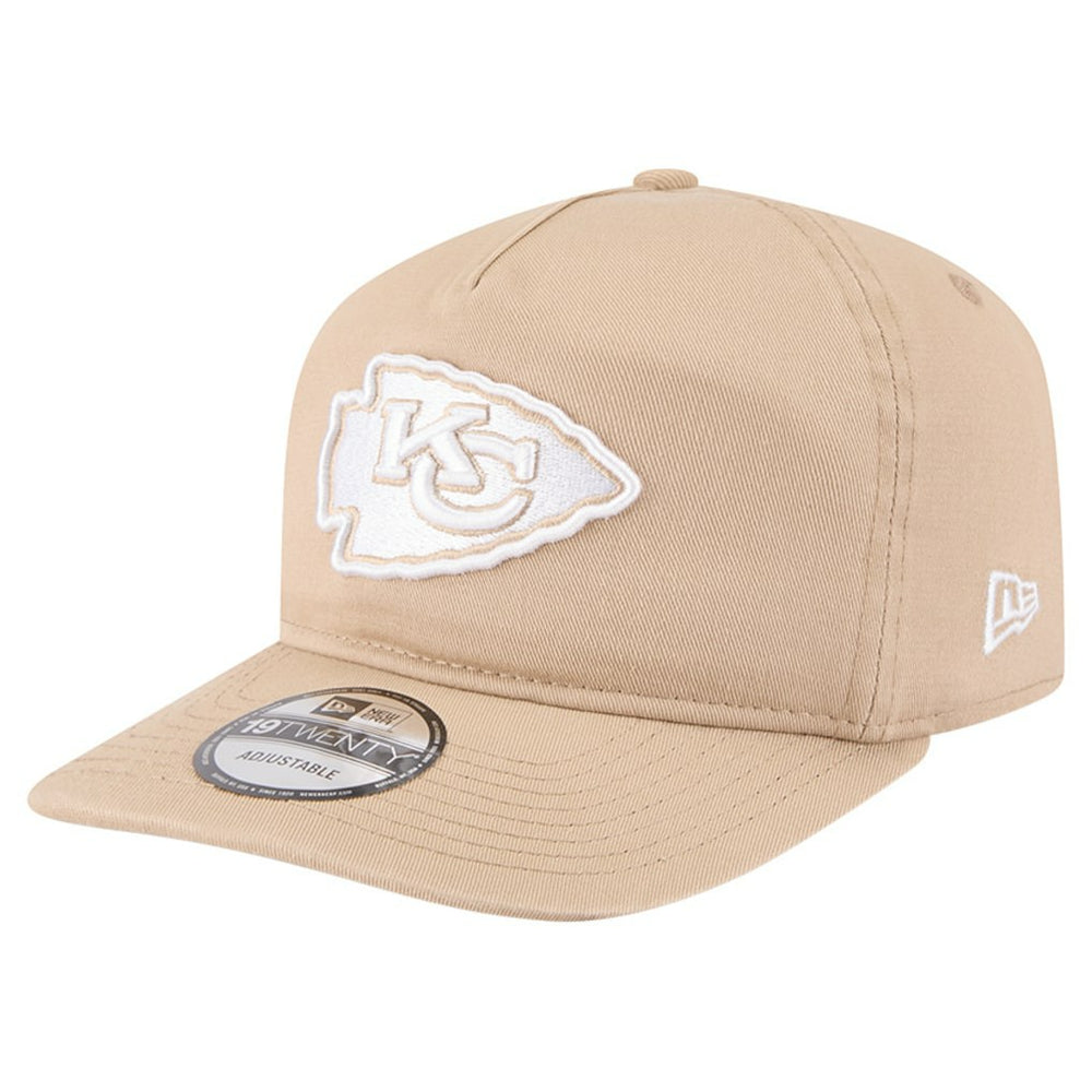 Kansas City Chiefs New Era 19TWENTY Adjustable Hat Tan