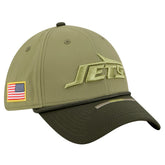 New York Jets New Era 2025 Salute to Service 39THIRTY Flex Hat Green