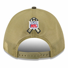 New York Jets New Era 2025 Salute to Service 9FORTY A-Frame M-Crown Adjustable Hat Green