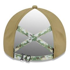 Miami Dolphins New Era Women's 2025 Salute to Service Pony Tail Adjustable Hat Green