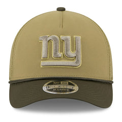 New York Giants New Era Youth 2025 Salute to Service 9FORTY A-Frame Adjustable Hat Green/Dark Green