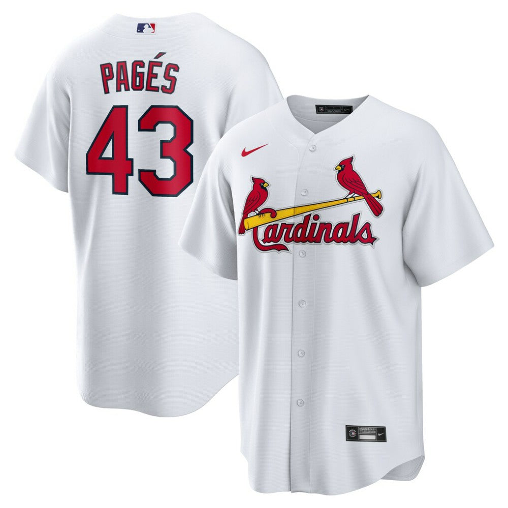 MLB Pedro Pag¨¦s St. Louis Cardinals Nike Home Replica Jersey - White