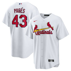 Pedro Pagés St. Louis Cardinals Nike Home Replica Jersey - White Jerseys