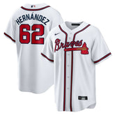 MLB Daysbel Hernandez Atlanta Braves Nike Home Replica Jersey - White