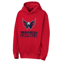 NHL Washington Capitals Outerstuff Youth Back to Basics Hoodie - Red
