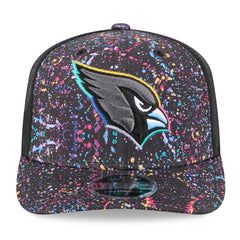 Arizona Cardinals New Era 2025 NFL Crucial Catch 9SEVENTY Adjustable Hat Black