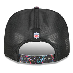 Miami Dolphins New Era 2025 NFL Crucial Catch 9SEVENTY Adjustable Hat Black