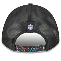 Miami Dolphins New Era 2025 NFL Crucial Catch 9FORTY Adjustable Hat Black