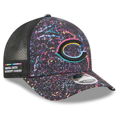 Chicago Bears New Era Youth 2025 NFL Crucial Catch 9FORTY Adjustable Hat Black
