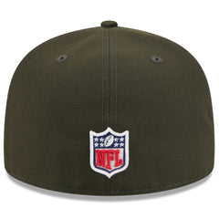 New York Jets New Era 2025 Rivalries Collection Sideline Rope 59FIFTY Fitted Hat Gotham Green