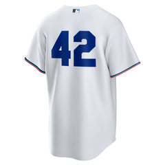Miami Marlins Nike Home 2025 Jackie Robinson Day Replica Jersey - White Jerseys