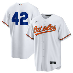 MLB Baltimore Orioles Nike Home 2025 Jackie Robinson Day Replica Jersey - White
