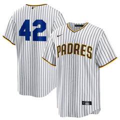 MLB San Diego Padres Nike Home 2025 Jackie Robinson Day Replica Jersey - White