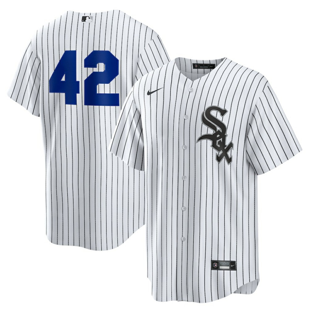 MLB Chicago White Sox Nike Home 2025 Jackie Robinson Day Replica Jersey - White