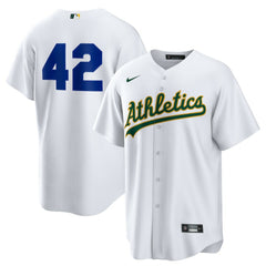 MLB Athletics Nike Home 2025 Jackie Robinson Day Replica Jersey - White