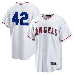 MLB Los Angeles Angels Nike Home 2025 Jackie Robinson Day Replica Jersey - White