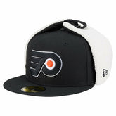 NHL Philadelphia Flyers New Era Injection Dog Ear Classic Fitted Hat - Black
