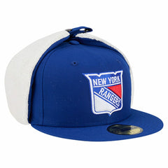 NHL New York Rangers New Era Injection Dog Ear Classic Fitted Hat - Blue