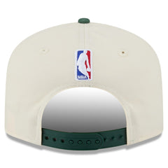Milwaukee Bucks 2025/26 City Edition 19TWENTY Adjustable Hat Cream/Hunter Green