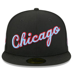 Chicago Bulls 2025/26 City Edition 59FIFTY Fitted Hat Black