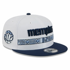 Memphis Grizzlies 2025/26 City Edition 9FIFTY Snapback Hat Light Blue/Navy