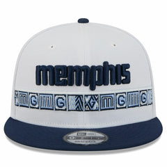 Memphis Grizzlies 2025/26 City Edition 9FIFTY Snapback Hat Light Blue/Navy
